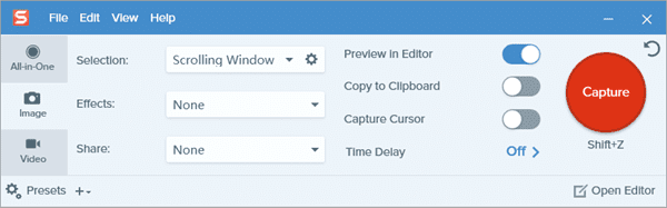 snagit 11 scrolling capture snagit 11 scrolling capture