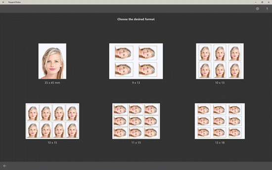 This passport photo maker is available in Microsoft Store as a UWP app.